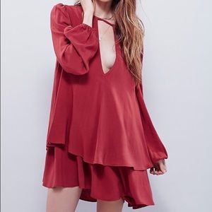 Free People Beck Tunic Tiered Dress